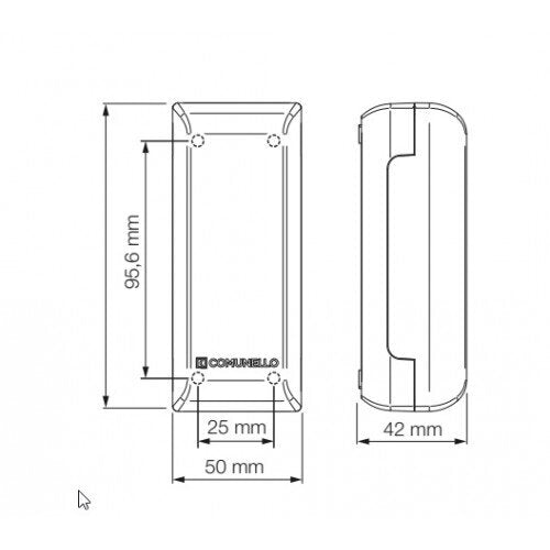 Комплект регулируеми фотоклетки с батерия - Comunello DART ADJUSTABLE BATTERY