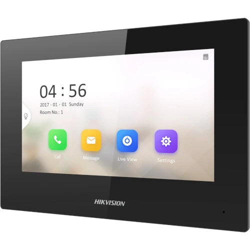 7" Touch-Screen мониторен панел за IP видеодомофонни системи HIKVISION DS-KH6320-LE1(B)