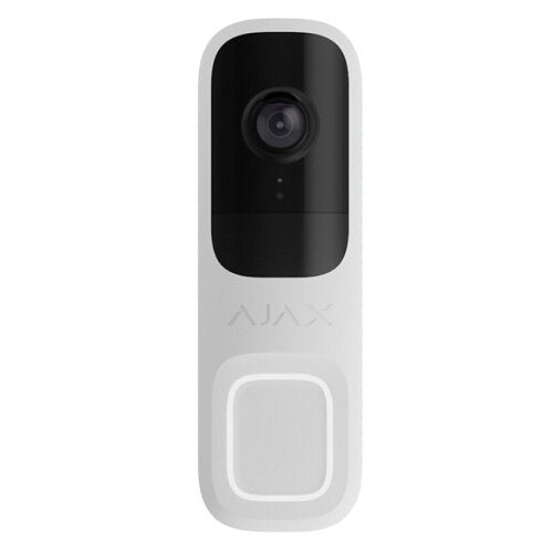 Видеодомофон с вграден изкуствен интелект Ajax DoorBell 66390.125.WH1 4MP, бял