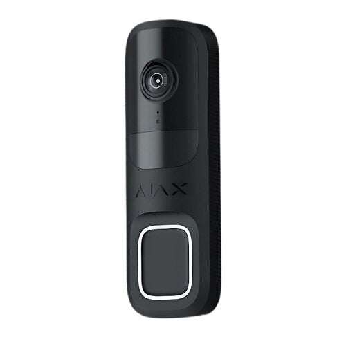 Видеодомофон с вграден изкуствен интелект Ajax DoorBell 66391.125.BL1 4MP, черен