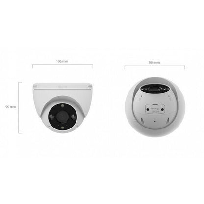 EZVIZ Безжична куполна 3MPx IP камера за видеонаблюдение с IR осветление до 30 м