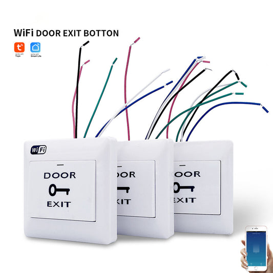 Пластмасов Бутон за Изход за повърхностен монтаж WiFi Tuya