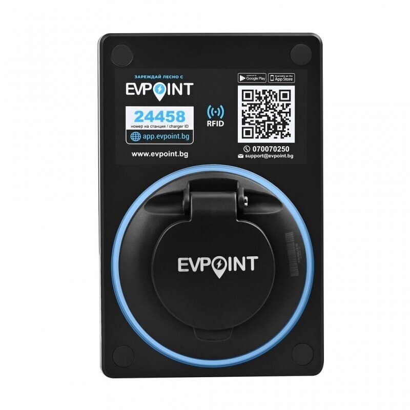 Зарядна станция за електромобили EVPoint EV7-S КОНТАКТ ТИП 2 | 7.4 KW AC