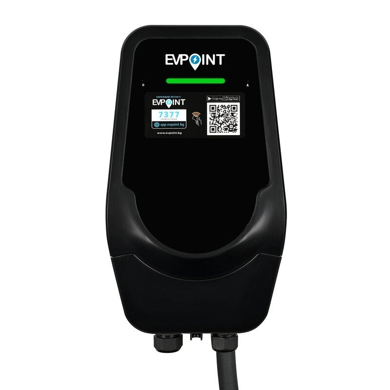 Зарядна станция за електромобили EVPoint EV22 Plus-T25 М КАБЕЛ ТИП 2 | 22 KW AC