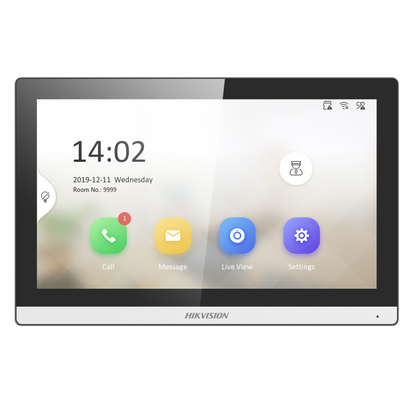 7" Touch-Screen мониторен панел за IP видеодомофонни системи HIKVISION DS-KH6350-WTE1