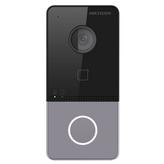 Лицев панел с 1 бутон за видео домофони Hikvison DS-KV6113-PE1(C)