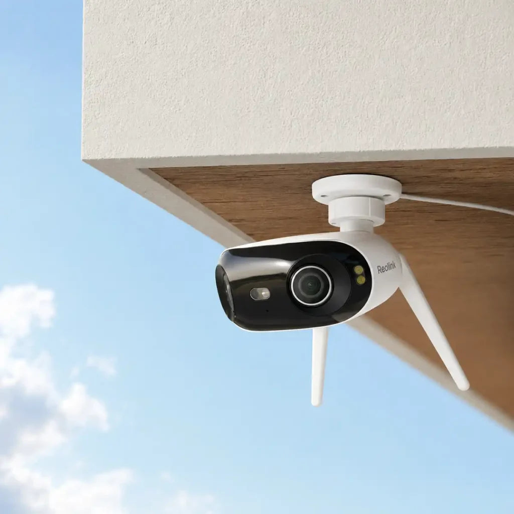 Wi-Fi камера Reolink W740 Elite - 4K Dual-Lens WiFi 6 IP Камера с 180° Панорамен Обхват и AI Разпознаване