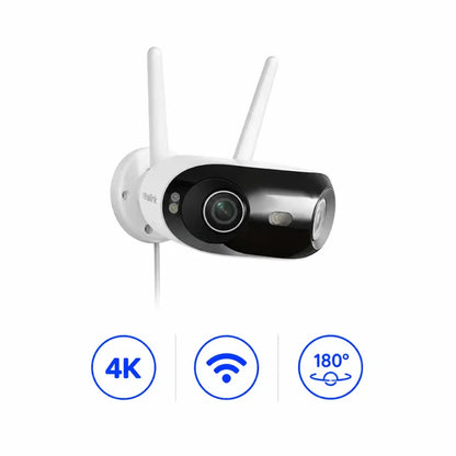 Wi-Fi камера Reolink W740 Elite - 4K Dual-Lens WiFi 6 IP Камера с 180° Панорамен Обхват и AI Разпознаване