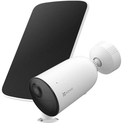 Комплект 4G LTE безжична 3 MP IP камера с вградена зарядна батерия и соларен панел EZVIZ CS-CB3/SP(2K,4GA)