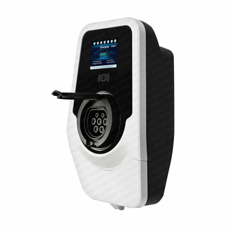 Зарядна станция EVPoint EV22 PRO контакт Тип 2 | 22 kW AC | бяла